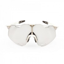 100% Hypercraft Cycling Sports Sunglasses White Frame Photochromic Lens