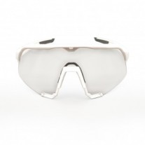 100% S3 Sport Sunglasses White Frame HiPER Photochromic Lens