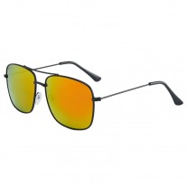 Maui Jim Aviators Polarized Sunglasses Black Metal Frame Sunset Lens