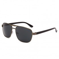 Maui Jim The Bird Polarized Rectangular Sunglasses Gunmetal Frame Dark Grey Lens