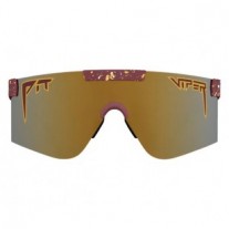 Pit Viper 2000s Burgundy Yellow Sunglasses
