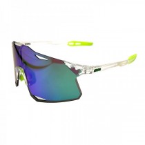 100% Hypercraft Cycling Sports Sunglasses Crystal Frame Sapphire Lens