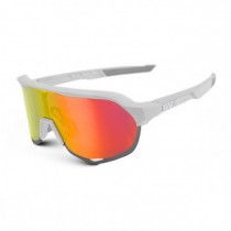 100% S2 Sport Performance Sunglasses White Frame Ruby Lens