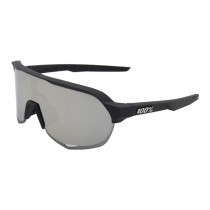 100% S2 Sunglasses Black Frame HiPER Black Mirror Lens