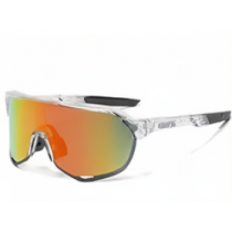 100% S2 Sunglasses Crystal Frame HiPER Galaxy Ruby Mirror Lens