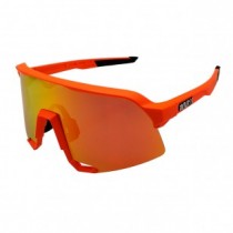 100% S3 Sport Sunglasses Red Frame HiPER Orange Mirror Lens