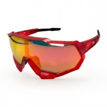 100% Speedtrap Sport Cycling Sunglasses Red Frame Ruby Lens