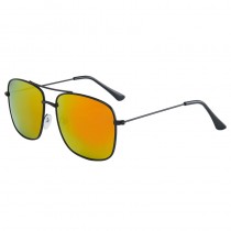Maui Jim Aviators Polarized Sunglasses Black Metal Frame Sunset Lens