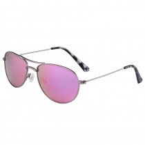 Maui Jim Baby Beach Polarized Sunglasses Silver Metal Frame Maui Sunrise Lens