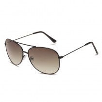 Maui Jim Cliff House Polarized Aviator Sunglasses Black Frame Tan Lens