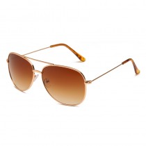 Maui Jim Cliff House Polarized Aviator Sunglasses Gold Frame HCL® Bronze Lens