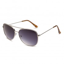 Maui Jim Cliff House Polarized Aviator Sunglasses Silver Frame Neutral Grey Lens