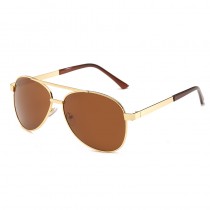 Maui Jim Seacliff Polarized Aviator Sunglasses Gold Frame HCL® Bronze Lens
