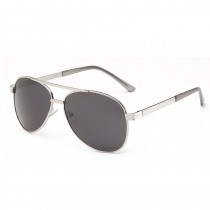 Maui Jim Seacliff Polarized Aviator Sunglasses Silver Frame Neutral Grey Lens