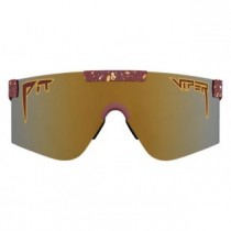 Pit Viper 2000s Burgundy Yellow Sunglasses