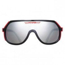 Pit Viper Drive Grand Prix Grey Black Red Sunglasses
