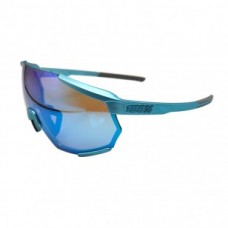 100% Racetrap 3.0 Cycling Sunglasses Blue Frame HiPER Sapphire Lens