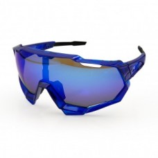 100% Speedtrap Sport Cycling Sunglasses Dark Blue Frame Blue Lens