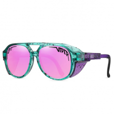 Pit Viper The 6 to Midnight The Exciters Polarized Sunglasses Green Flash Mirror