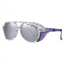 Pit Viper The Uhhmerika The Exciters Polarized Sunglasses Flash Silver