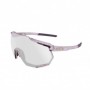 100% Racetrap 3.0 Cycling Sunglasses Grey Frame Photochromic Lens