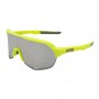 100% S2 Sunglasses Neon Green Frame HiPER Grey Lens