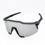 100% Speedcraft Sunglasses Black Frame HiPER Grey Mirror Lens