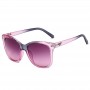 Maui Jim Alekona Polarized Cat Eye Sunglasses Crystal Purple Gray Frame Purple Lens