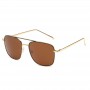 Maui Jim Aviators Polarized Sunglasses Gold Metal Frame HCL® Bronze Lens