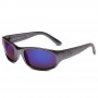 Maui Jim Stingray Polarized Wrap Sunglasses Gunmetal Frame Sapphire Lens