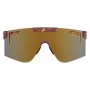 Pit Viper 2000s Burgundy Yellow Sunglasses