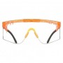 Pit Viper 2000s Night Caulker Clear Orange Sunglasses