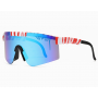 Pit Viper Originals Sunglasses Polarized Red Blue